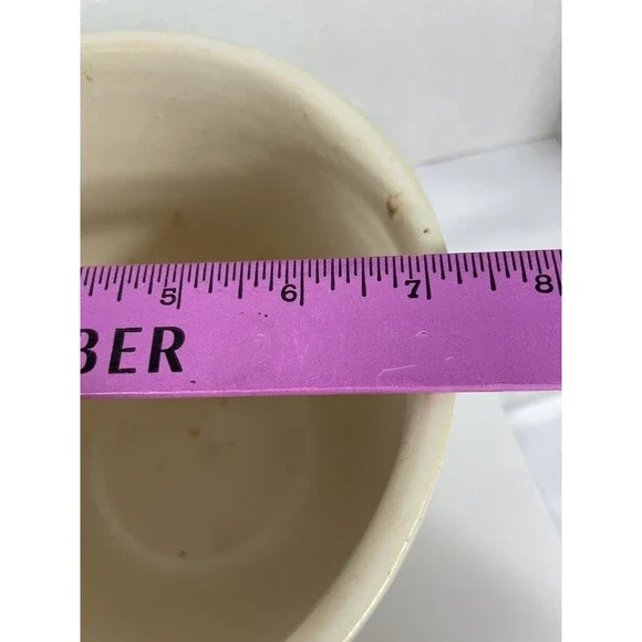 McCoy Planter Pot Pine Cone Jardiniere Blue Green Brown Vtg MCM Cottagecore - Picture 16 of 16